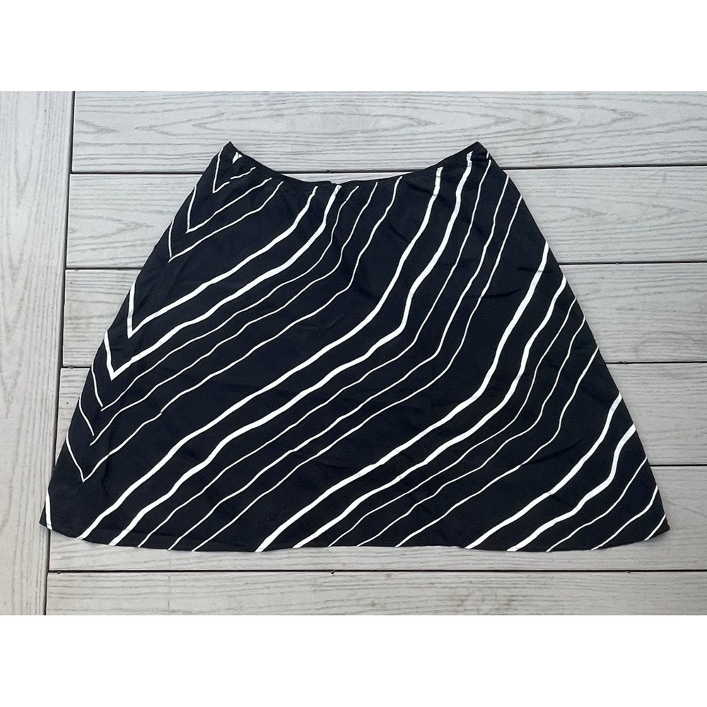 AMANDA SMITH 100% Silk A-Line Midi Skirt Women's XL